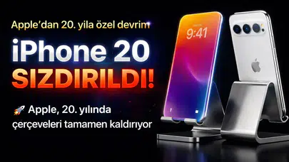iPhone 20'nin Sızdırılan Görüntüleri: Apple, 20. Yılına Özel Çerçevesiz Tasarım ile Geliyor