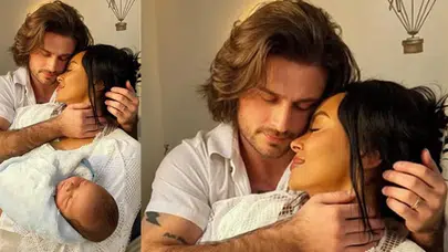 Ünlü Çift Aşklarını Büyüttü: Minik BeBeği Arasına Katıldılar!