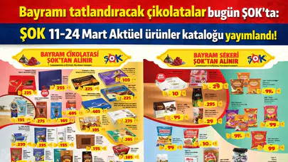 ŞOK’ta: ŞOK 11-24 Mart Aktüel ürünler kataloğu yayımlandı!