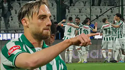 Konya'da Berkan Kutlu rüzgarı: Attığı iki golle tarihe geçti