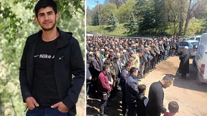 Kene kurbanı genç son yolculuğuna böyle uğurlandı: Cenaze aracından indirilmesine izin verilmedi