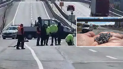 İstanbul'da dehşet saçan ihmal: 4 kilometre boyunca yola saçıldı, sürücüler kabusu yaşadı