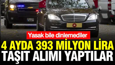 Tasarruf genelgesi bürokraside duvara çarptı: Milyarlarca liralık lüks harcama hız kesmiyor