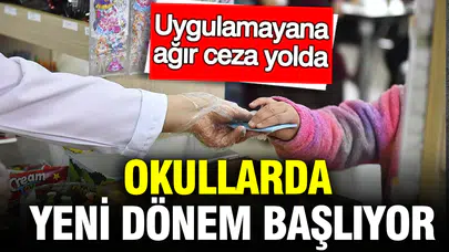 Kantinlerde devrim başlıyor: Sağlıksız ürüne geçit yok, cezalar 500 bin liraya dayandı