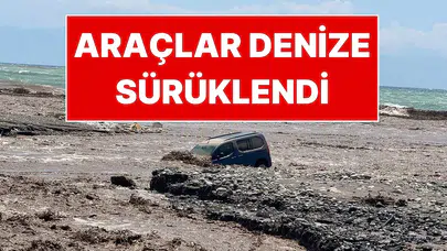 Doğa felaketi üç şehri vurdu: Araçlar sular altında kaldı, yollar kapandı