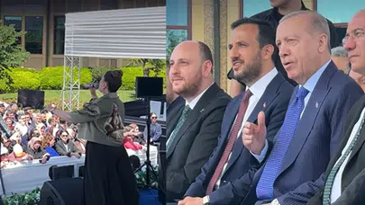 Haliç'te Fetih Coşkusu: Erdoğan'dan "Türkler Geliyor" şarkısına eşlik