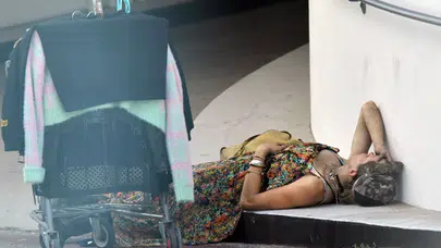 Podyumların ışıltısından çöp konteynerlerine: Bir dönemin ünlü modeli şimdi tanınmaz halde