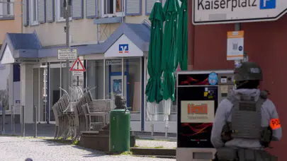 Almanya’da banka dehşeti: Silahlı kişiler şubeyi bastı, çalışanları kasaya kapattı