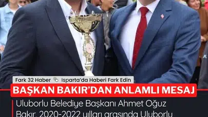 Uluborlu’da Vefa Rüzgarı: Başkan Bakır’dan Eski Kaymakamına Duygusal Gönderme