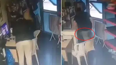 Market koridorunda dehşet anları: Yönetici kadın çalışanı köşeye sıkıştırıp darbetti