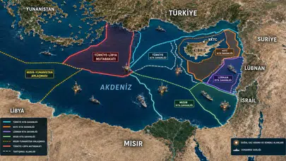 Ankara'dan Doğu Akdeniz'de kritik hamle: Deniz yetki alanları yasal güvence altına alınıyor