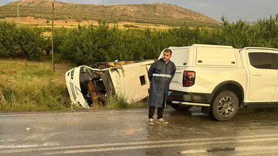 Isparta yolunda tur midibüsü devrildi 5 kişi yaşamını yitirdi