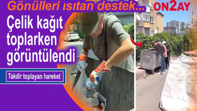 Şarkıcı Çelik Samsun sokaklarında sessiz bir dayanışma sergiledi