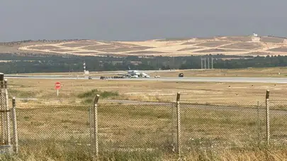 Gaziantep Havalimanında iniş sırasında teknik arıza yaşandı