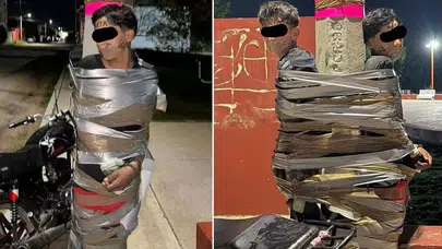 Meksika kentinde gizemli isim hırsızlara karşı harekete geçti