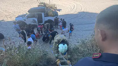 Çatalca semalarında paraşüt kazası bir çocuk yaralandı
