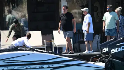 Bodrum koylarında sürpriz buluşma: Acun Ilıcalı rotayı Fatih Terim’in evine çevirdi
