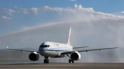 Çin yapımı C919 uçağı ilk yurt dışı seferini gerçekleştirdi