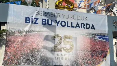 AK Parti Talas teşkilatı kuruluşunun 25 inci yılını kutladı