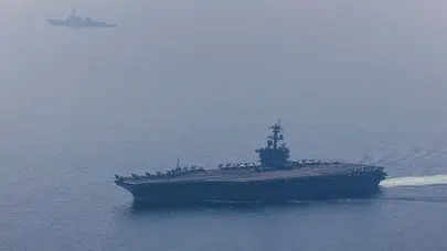 ABD Başkanı Trump USS Abraham Lincoln gemisi için değişim sinyali verdi