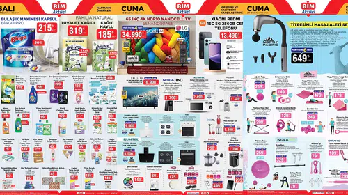 BİM'den 20-23 Ocak 2026 Tarihleri Arasında Yeni Aktüel Ürünler: Cep Telefonu, Yoga Pilates Bandı ve Masaj Barı Fırsatları!
