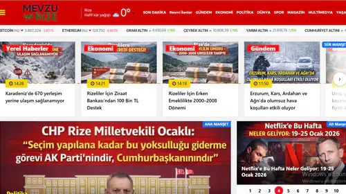 Mevzurize.com: Rize’nin Nabzını Tutan Güncel Haber Platformu