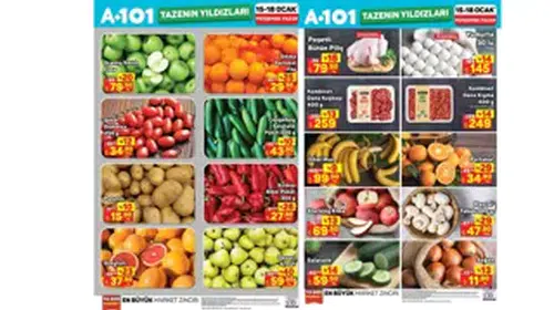 A101'den Yılın İlk Kataloğu: 15-18 Ocak 2026 Taze Ürünler İle Dolu! Hangi Yenilikler Sizleri Bekliyor?