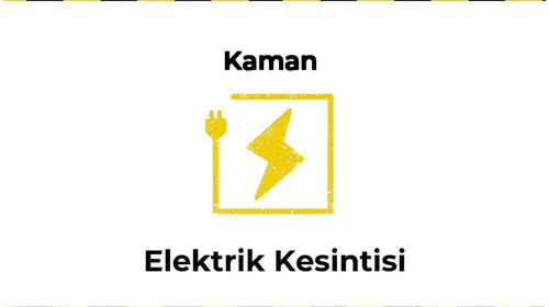 12 Ocak 2026 Kaman / Kırşehir Elektrik Verilmeyecektir