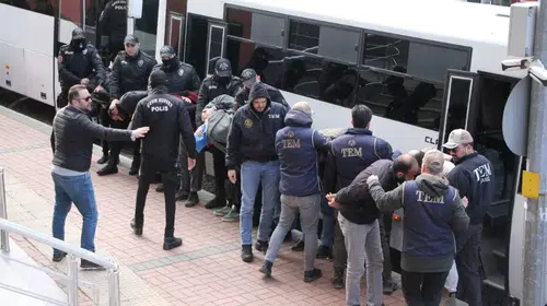 IŞİD operasyonunda kritik aşama: 117 şüpheli adliyede