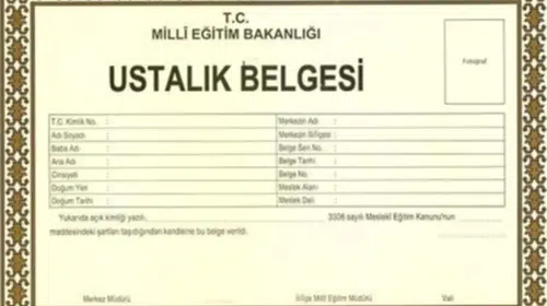 Ustalık belgesi nasıl alınır?