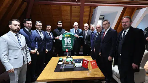İYİ Parti Lideri Dervişoğlu'ndan Bursaspor'a Ziyaret!