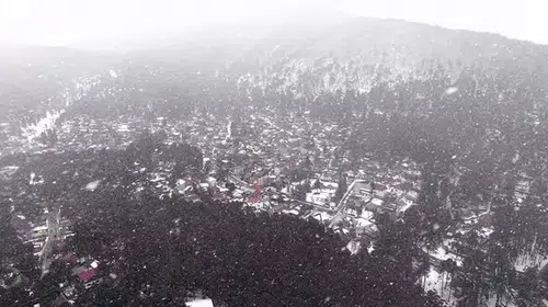 Osmaniye'nin Bembeyaz Karla Kaplı Güzellikleri Havadan Görüntülendi