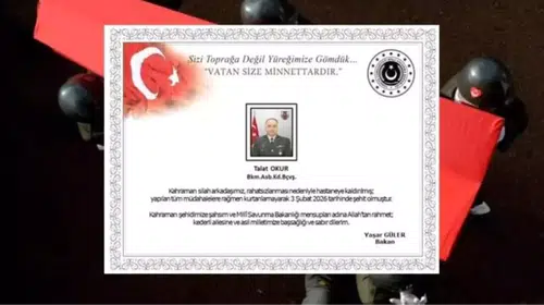 Şehit Talat Okur kimdir, neden öldü? Astsubay Kıdemli Başçavuş Talat Okur kaç yaşındaydı, nereli?
