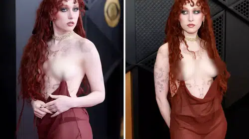 Cesur tercihiyle şoke etti: Ünlü oyuncu ödül törenine sütyensiz çıktı