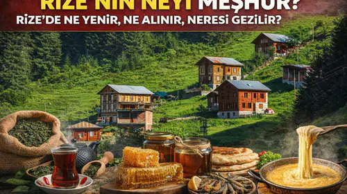 Rize'nin neyi meşhur? Rize'de ne yenir, ne alınır, neresi gezilir?