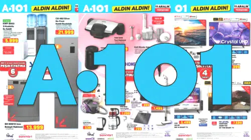 A101 Aldın Aldın Fırsatları: Mutfak ve Elektronik Ürünlerde Son Fiyatlar!