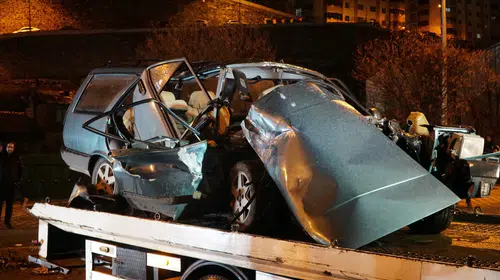 Gümüşhane'de otomobil kazası: 1 ölü, 3 yaralı!