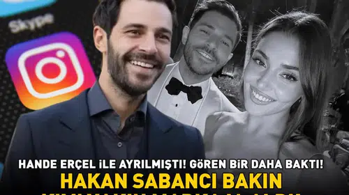 Hakan Sabancı, Hande Erçel ile ayrılığından sonra Rabia Soytürk ile anılmaya başladı!