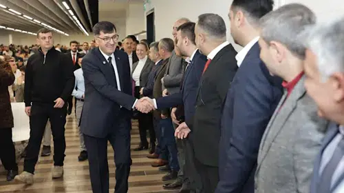 Başkan Kahveci personelle bir araya geldi