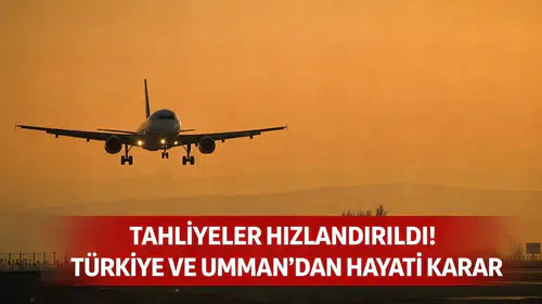Türk ve Umman taşıyıcıları için ek seferler mutabakatı sağlandı!