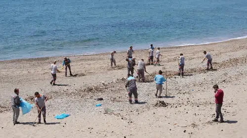 Demirtaş Sahili'nde Temizlik Seferberliği Düzenlendi!
