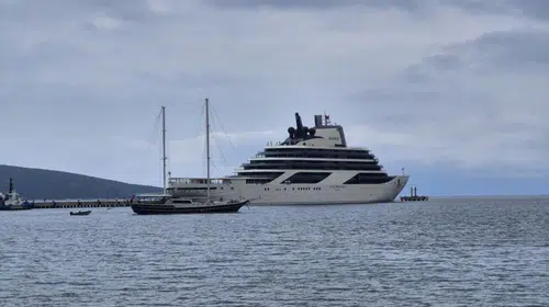 Bodrum’a 400 Milyon Euro Değerinde Lüks Gemiyi Demirledi!