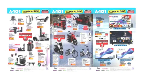 A101'de Yenilik Rüzgarı: Katlanabilir Elektrikli Bisikletler Raflarda!