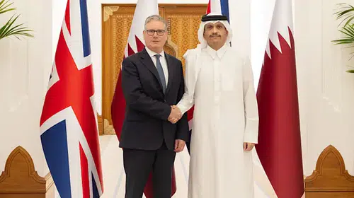 Al Thani, Birleşik Krallık Başbakanı Starmer ile Önemli Görüşme Gerçekleştirdi