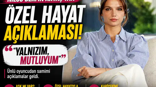Nilsu Berfin Aktaş'tan özel hayat açıklaması! ‘Yalnızım, mutluyum'