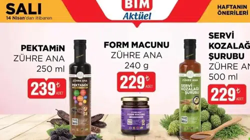 BİM'in 14 Nisan Aktüel Kataloğu'nda Gıda ve Atıştırmalık Ürünleri Dikkat Çekti!