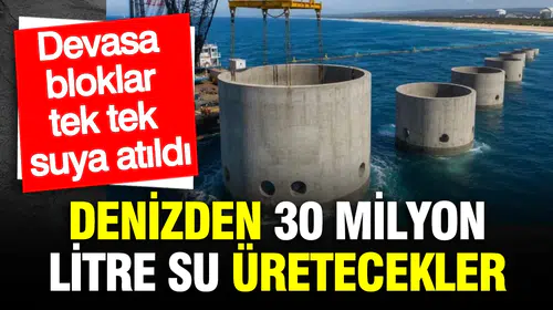Kuraklığa karşı dev çözüm: Okyanusun dibine devasa beton kuleler kuruluyor