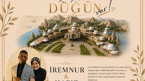 Kampüs aşkı nikah masasına taşındı: Rektörlükten genç çiftlere anlamlı jest