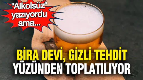 Etikette "0" yazıyor ama şişede alkol var: Alman üreticiden büyük hata