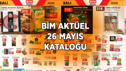 Mutfak masraflarını düşürecek liste belli oldu: BİM’de 26 Mayıs’ta neler var?